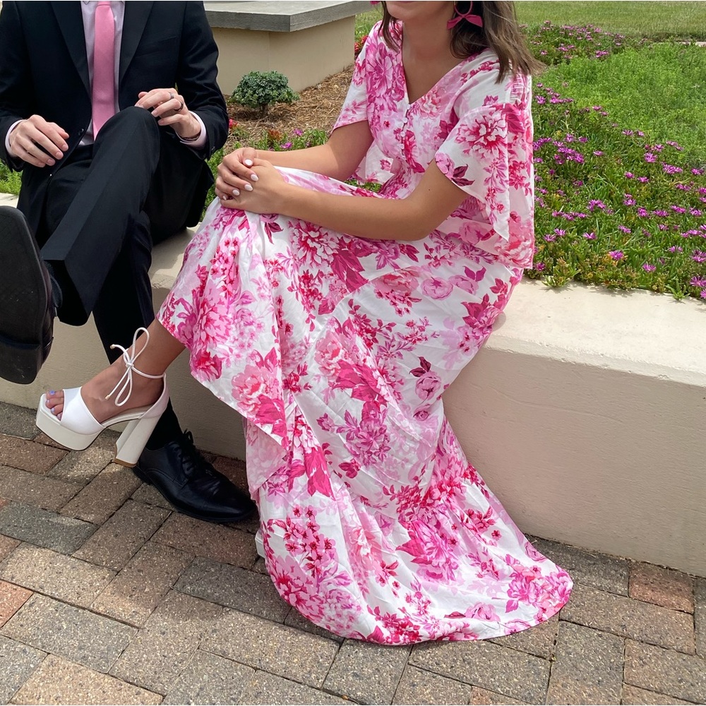 Abel the Label Anthropology Floral Maxi Dress
